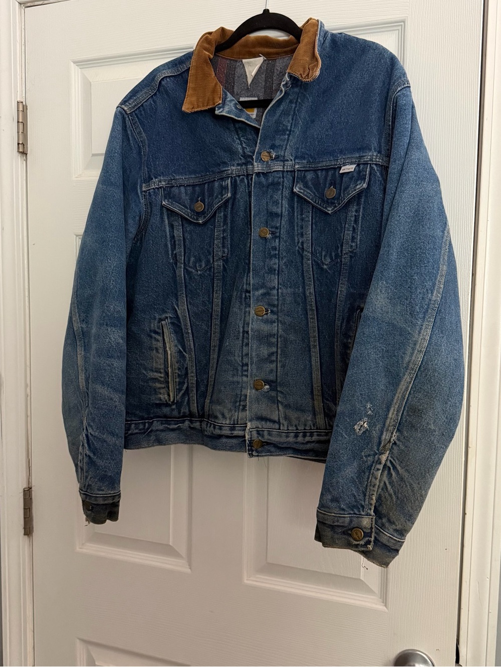 Carhartt 100 Year Anniversary Trucker Jacket Men’s 46T Vintage Blanket Lined